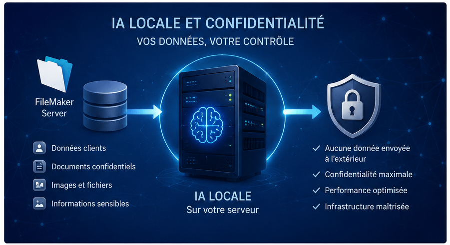 Architecture d’intelligence artificielle locale et confidentielle