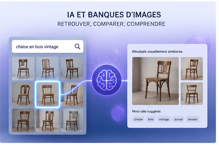 Recherche intelligente dans une banque d’images